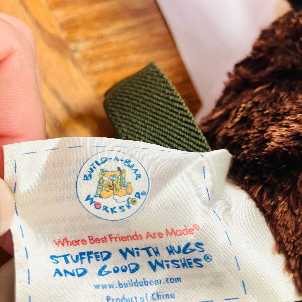 Build-A-Bear Retired Chimpanzee Plush 18in Safari Pants Has Giggle Box Works - Picture 8 of 8